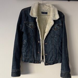 Earl Jeans denim Jean jacket with fur lining 100%cotton